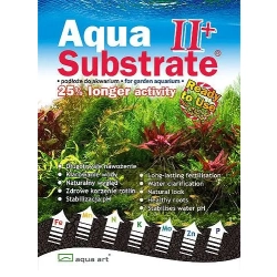 Aqua Art AquaSubstrate II+ - podłoże do akwarium czarne