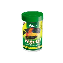 Aquael ACTI Vegetal 250ml - Pokarm roślinny w płatkach dla wszystkich ryb roślinożernych