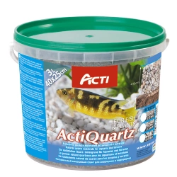 Aquael Acti Quartz (5-10mm) 3l - Naturalne podłoże kwarcowe do akwariów i terrariów
