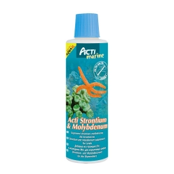 Aquael ACTI Strontium&Molybdenum 250ml - płynny suplement mineralny do akwarium morskieg