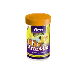 Aquael ACTI ArteMin 250ml - Pokarm w płatkach na bazie artemii dla ryb słodkowodnych i m