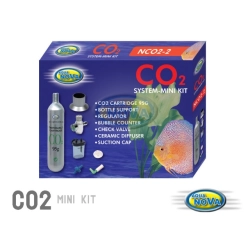 Aqua Nova Jednorazowy mini zestaw Co2, kompletny, butla 95g, licznik bąbelków, dyfuzor