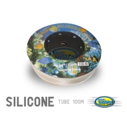 Aqua Nova TUB-100 Wąż sylikonowy 4x6mm biały, rolka 100m