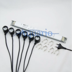 3x18W Zestaw oświetlenia T8 59cm statecznik elektroniczny