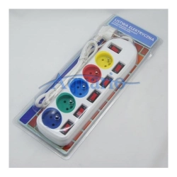 Listwa zasilająca - 6 wyłączników