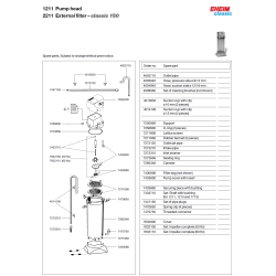 Eheim 7632100 Impeller - wirnik kompletny do filtrów Classic 2011,2211