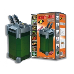 Ikola 450 - filtr zewnętrzny z wypełnieniami do akwarium 450l