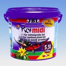 JBL Koi midi 5,5l - pokarm w pałeczkach dla Koi średniej wielkości (15-35 cm)