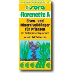 Sera florenette A 50 tabl. - nawóz mineralny dla roślin akwariowych w tabletkach