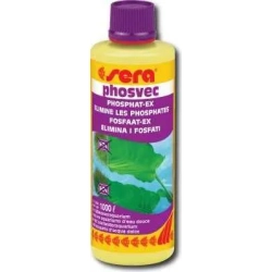 Sera Phosvec 250ml - eliminuje fosforany w akwariach z wodą słodką i w stawach ogrodowyc
