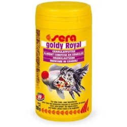 Sera goldy Royal 250ml - pokarm ze spiruliną dla złotych rybek