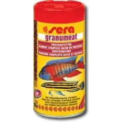 Sera granured 1l - bogaty w proteiny wolnotonący granulat dla mięsożernych pielęgnic
