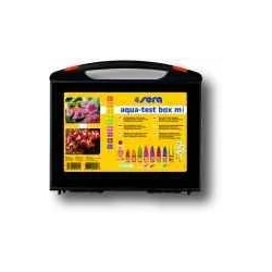 Sera Aqua-test box marin (+Ca) - zestaw 8 testów do badania wody w akwariach morskich