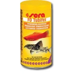 Sera FD Tubifex 50ml - uzupełniający pokarm dla ryb drapieżnych, liofilizowany rurecznik