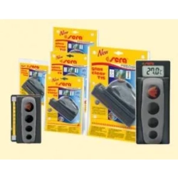 Sera Glas clear T6 - czyścik magnetyczny z termometrem cyfrowym do szyb 6mm