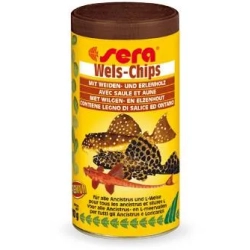 Sera Wels-Chips 15g - pokarm w tabletkach dla ryb zbrojnikowatych
