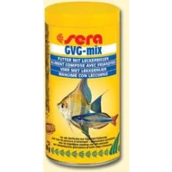 Sera GVG-mix 100ml - płatkowany pokarm zawierającymi glony morskie, mielony kryl i plankton