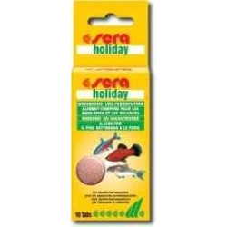 Sera Holiday 10 tabl. - pokarm weekendowy dla ryb w tabletkach