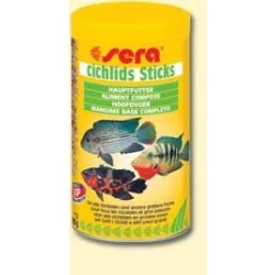 Sera Cichlids Sticks 1l - pokarm podstawowy, w postaci pływających po powierzchni pałeczek