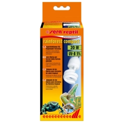 Sera reptil rainforest compact 20W - energooszczędna lampa o długiej żywotności