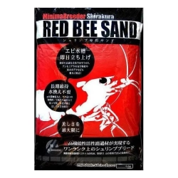 Shirakura Red Bee Sand 8kg - podłoże idealne do rozmnażania krewetek