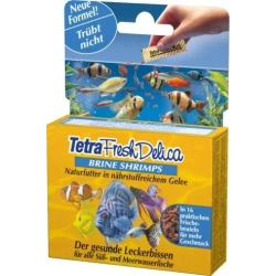 Tetra FRESH DELICA BRINE SHRIMPS 48g - liofilizowany pokarm dla ryb, solowiec