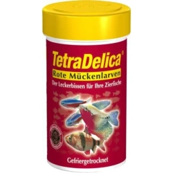 Tetra DELICA Rote Muckenlarven 100ml - suszone, czerwone larwy komarów