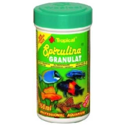 Tropical SPIRULINA GRANULAT 100ml/60g - pokarm granulowany z zawartością glonów Spirulina platensis