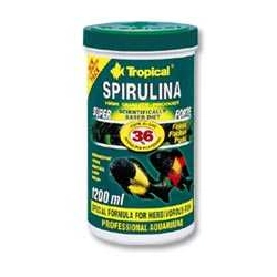Tropical SUPER SPIRULINA FORTE 300ml/55g - specjalny, wybarwiający pokarm płatkowany dla pielęgnic afrykańskich