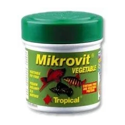 Tropical MIKROVIT VEGETABLE 75ml/35g - pokarm dla narybku ryb żyworodnych