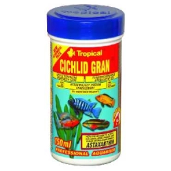 Tropical CICHLID GRAN 300ml/140g - wybarwiający pokarm granulowany dla pielęgnic zawierający astaksantyne