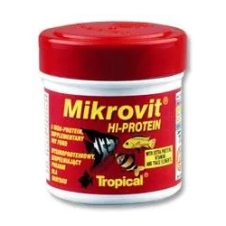Tropical MIKROVIT HI-PROTEIN 75ml/35g - wysokoproteinowy pokarm dla narybku, wspomagający wzrost