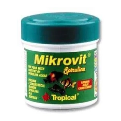 Tropical MIKROVIT SPIRULINA 75ml/35g - pokarm dla narybku zawierający glony Spirulina