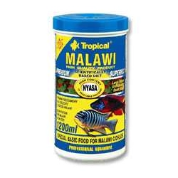 Tropical MALAWI 300ml/55g - specjalny, roślinny pokarm płatkowany dla pielęgnic mbuna z jeziora Malawi