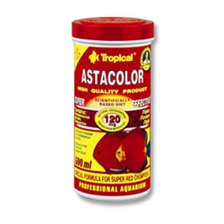 Tropical ASTACOLOR 600ml/110g - specjalny, wybarwiający pokarm płatkowany dla paletek