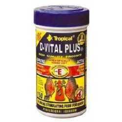 Tropical D-VITAL PLUS 150ml/25g - specjalny pokarm płatkowany dla paletek