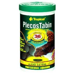 Tropical PLECOS TABIN 300ml/135g/55sztuk- dla zbrojnikowatych i innych ryb glonożernych