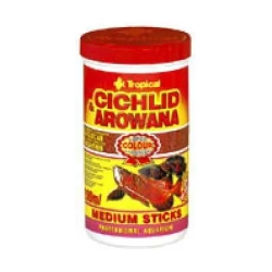 Tropical CICHLID & AROWANA Medium Sticks 250ml/90g - pokarm dla średnich pielęgnic i arowan