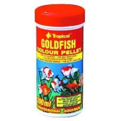 Tropical GOLDFISH COLOR PELLET 250ml - wybarwiający pokarm granulowany dla wszystkich odmian złotych rybek