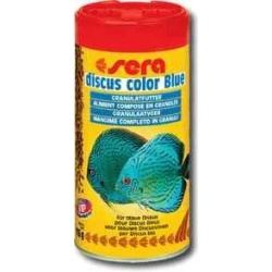 Sera Discus Color Blue 250ml/116g - pokarm granulowany dla palet wzmacniający wybarwieni