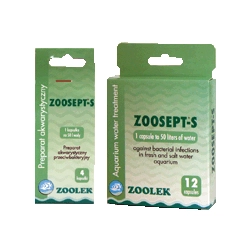 Zoolek Zoosept-S 12 tabletek - preparat dezynfekujący o szerokim działaniu przeciwbakter