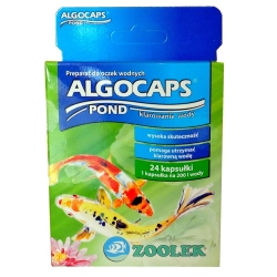 Zoolek Algocaps Pond 24 kaps. - preparat zapewniający czystą i przejrzystą wodę